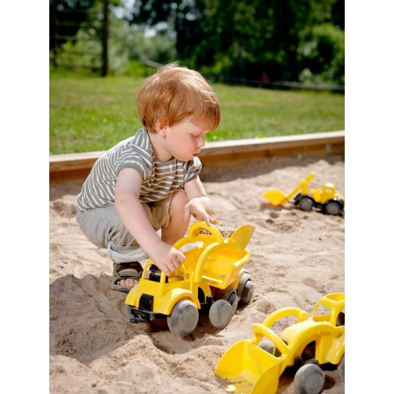 Viking Toys количка Трактор за малки Строители, 28см, 31215